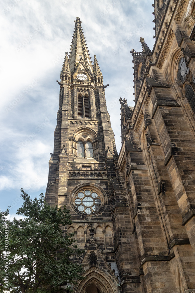 Fototapeta premium The historic gospel church Peterskirche in Leipzig Germany
