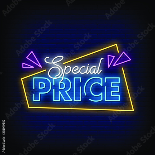 Special price Neon Signs Style Text Vector