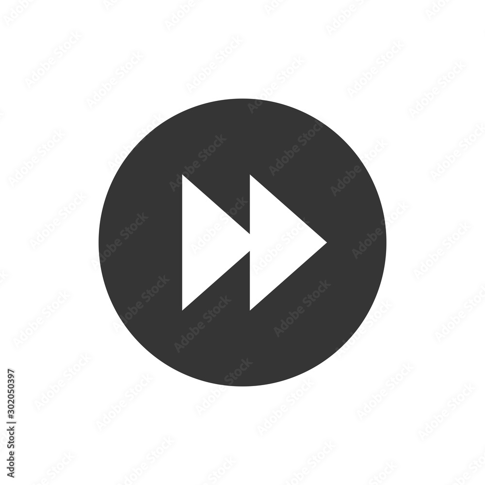 Next Button Icon Vector Illustration Next Button Icon Vector Illustration