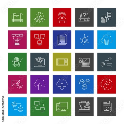  Simple Set of Universal Related Color Icons