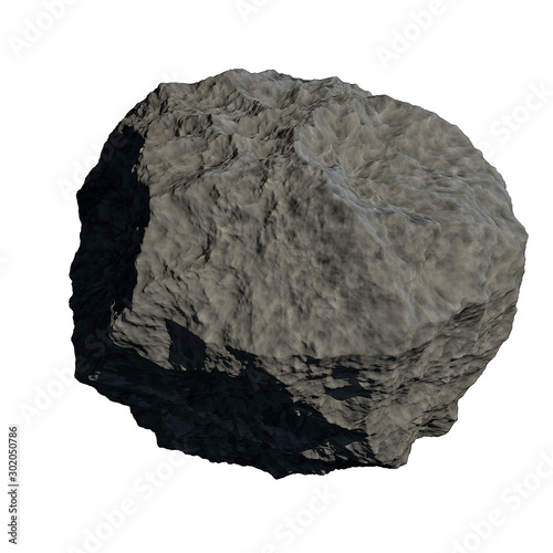 asteroide piedra cometa roca