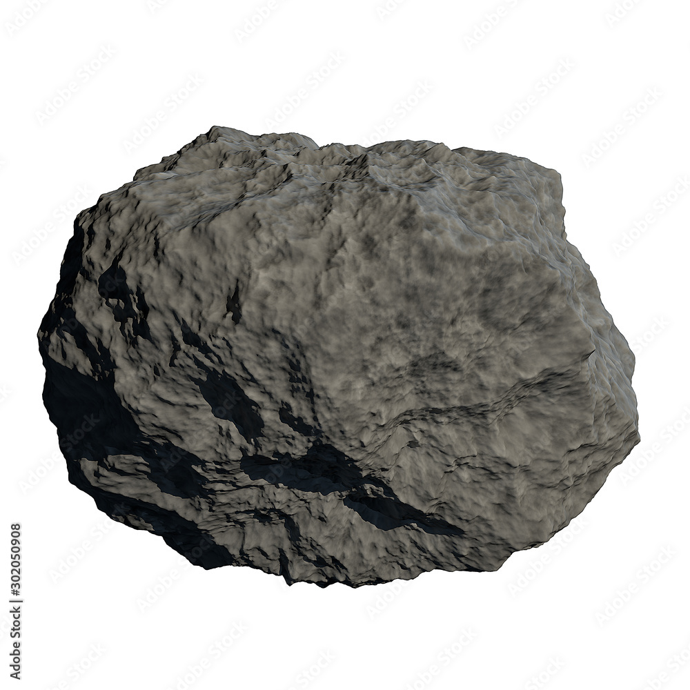 asteroide piedra cometa roca