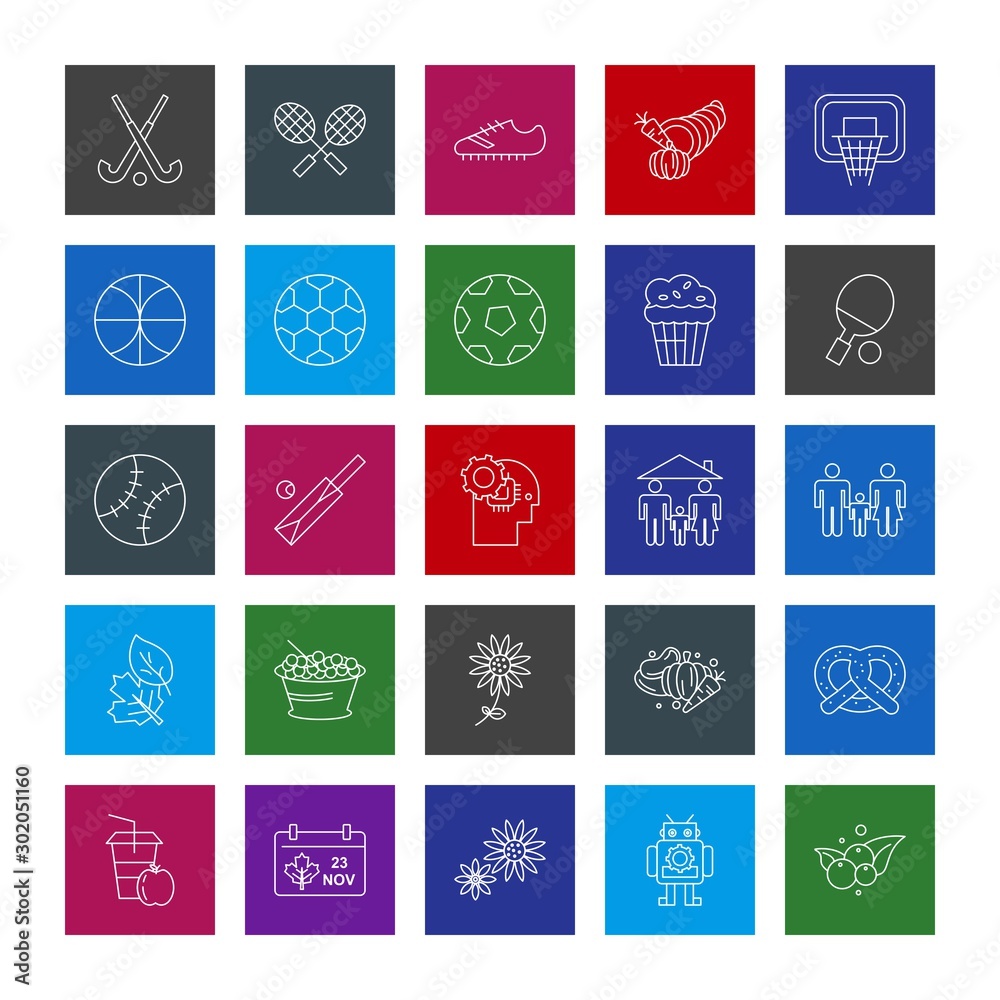 25 User interface Icon set for web and mobile applications