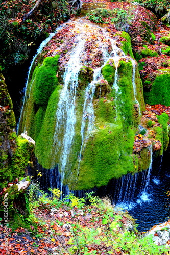 World known waterfall Bigar in Banat, Transzlvania, Romania photo