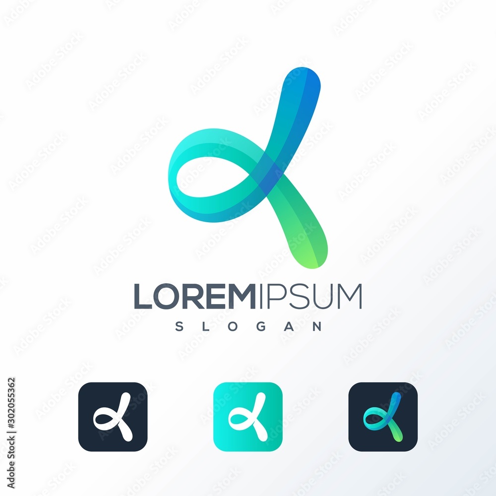 abstract colorful logo design idea abstract colorful logo design idea