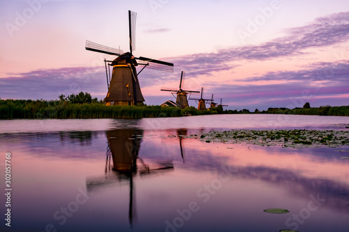 Windmills of Kinderdijk, Holland