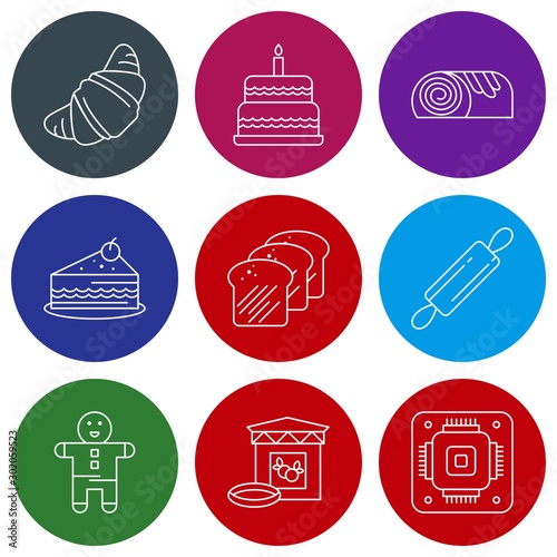 Set Of Universal 9 Icons