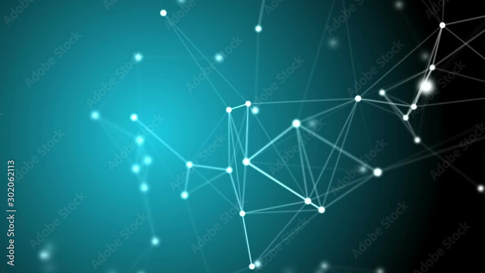 Blue futuristic technology abstract background. Plexus lines and light dots in organic slow motion. Stylish fantasy. Depth of field settings. 3D rendering Blue futuristic technology abstract background. Plexus lines and light dots in organic slow motion. Stylish fantasy. Depth of field settings. 3D rendering