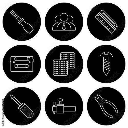 Set Of Universal Icons For Mobile Application and websites