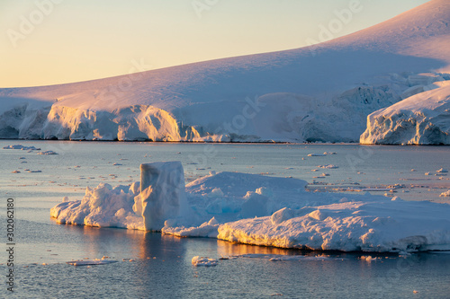 Coastline of the Lamaire Channel - Antarctica
