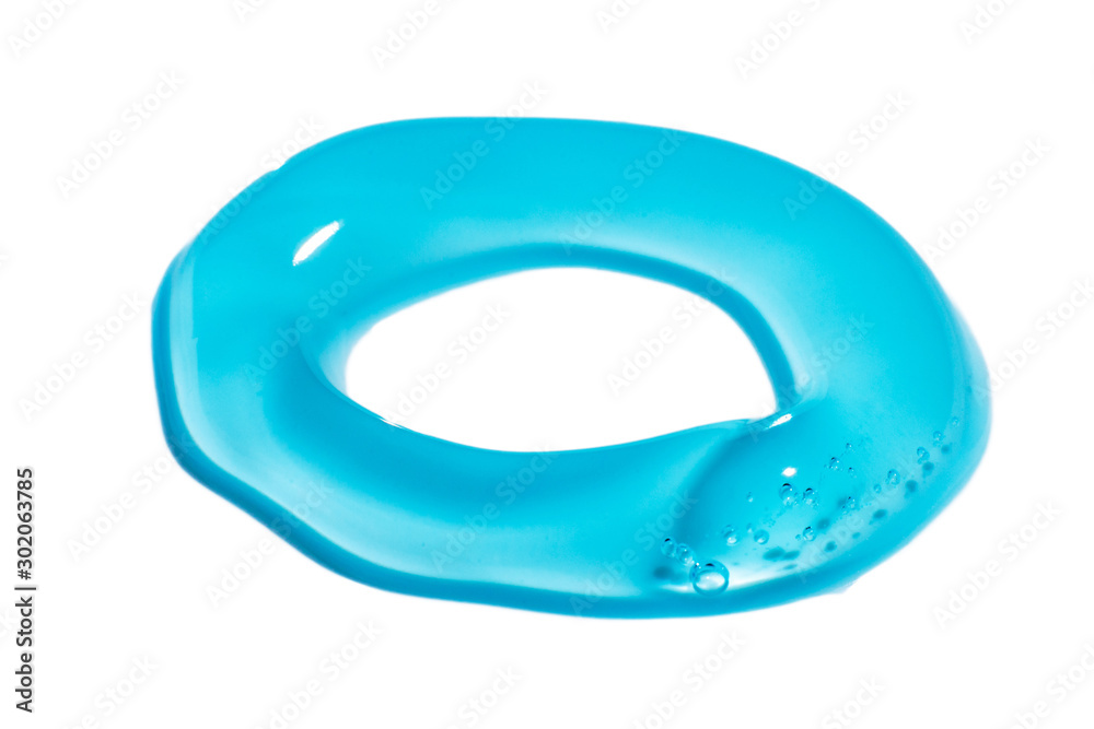 Squeezed cosmetic clear cream gel texture Iisolated on white background. Close up photo of transparent drop of skin care product. High Quality transparent gel with bubbles closeup on white background Squeezed cosmetic clear cream gel texture Iisolated on white background. Close up photo of transparent drop of skin care product. High Quality transparent gel with bubbles closeup on white background