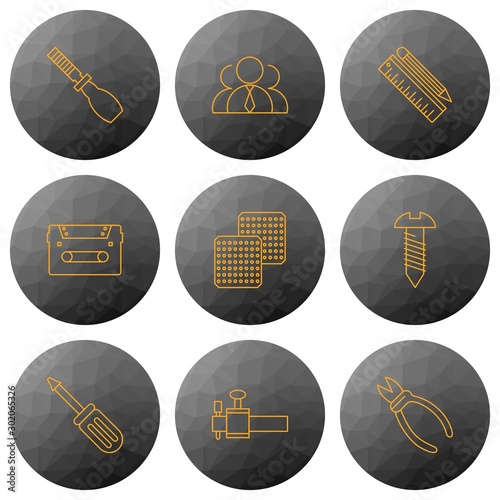 Set Of Universal Icons For Mobile Application and websites