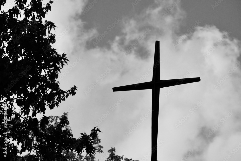 Obraz premium cross in the sky