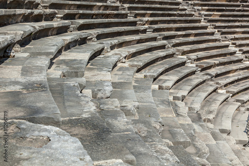 Old ruins of the city of Side Turkey