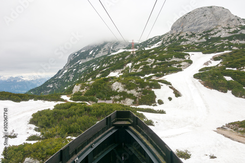 Dachstein Cable Car leading to the Five Fingers photo