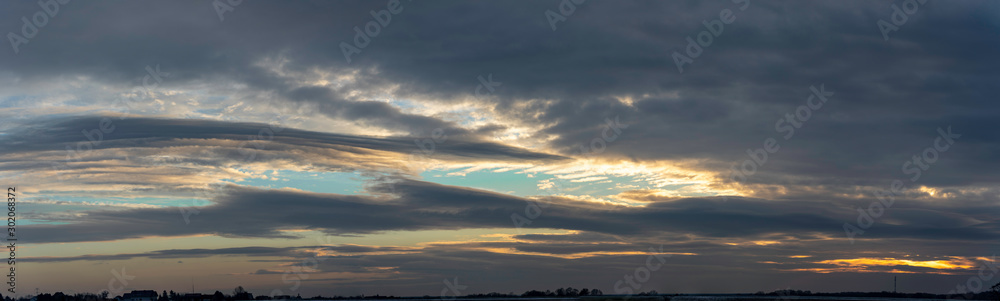 Obraz premium sky with clouds panorama