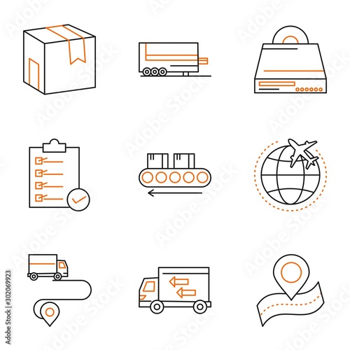 9 User interface Icon set for web and mobile applications