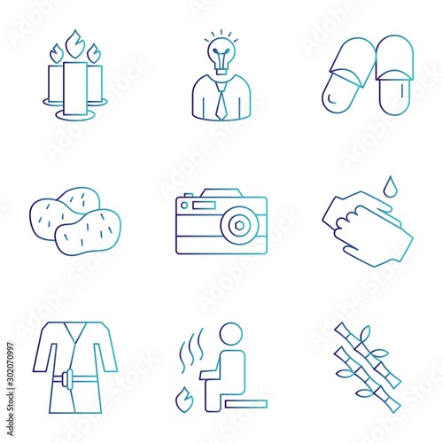 Simple Set of Universal Related Color Icons