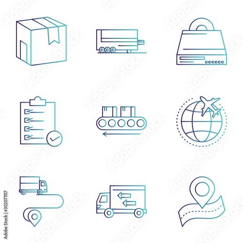 9 User interface Icon set for web and mobile applications