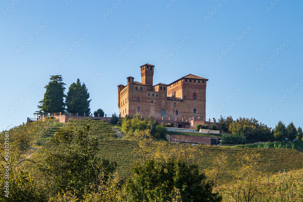 View of Grinzane Cavour Castle from below