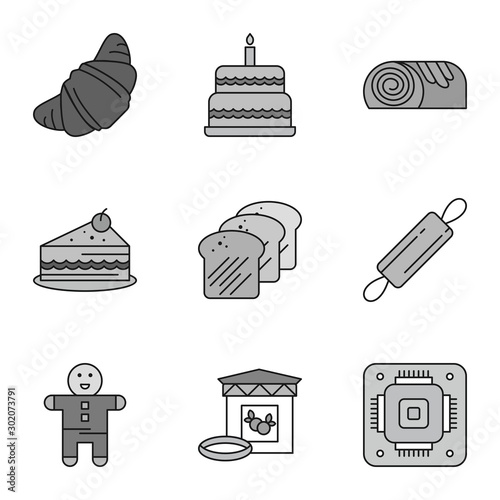 Set Of Universal 9 Icons