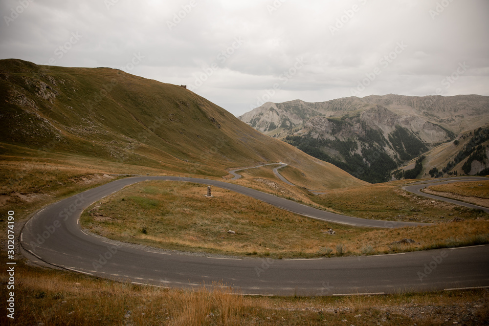 Courbes et montagne