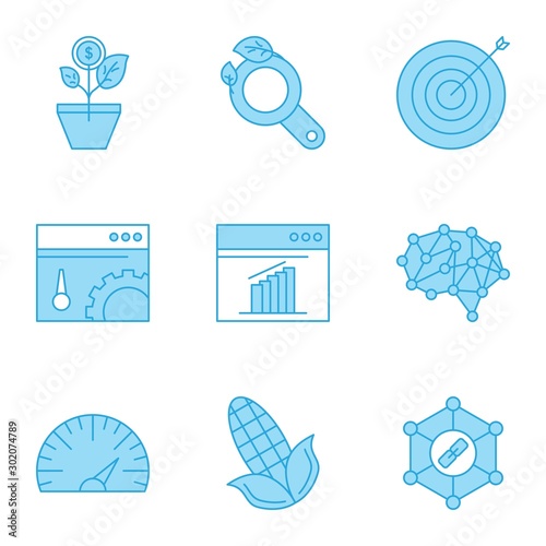 Set of 9 Universal Pixel Perfect Icons