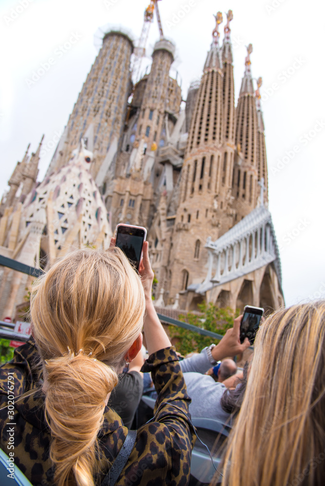 Selfie in Barcelona