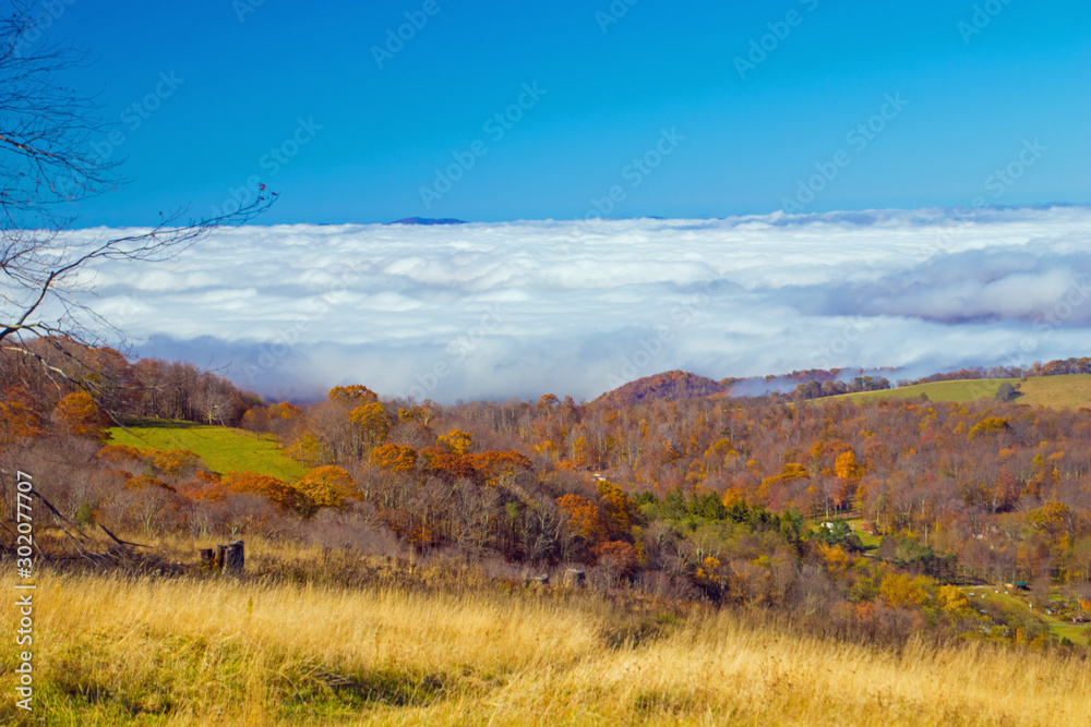 West Virginia landscape in autumn