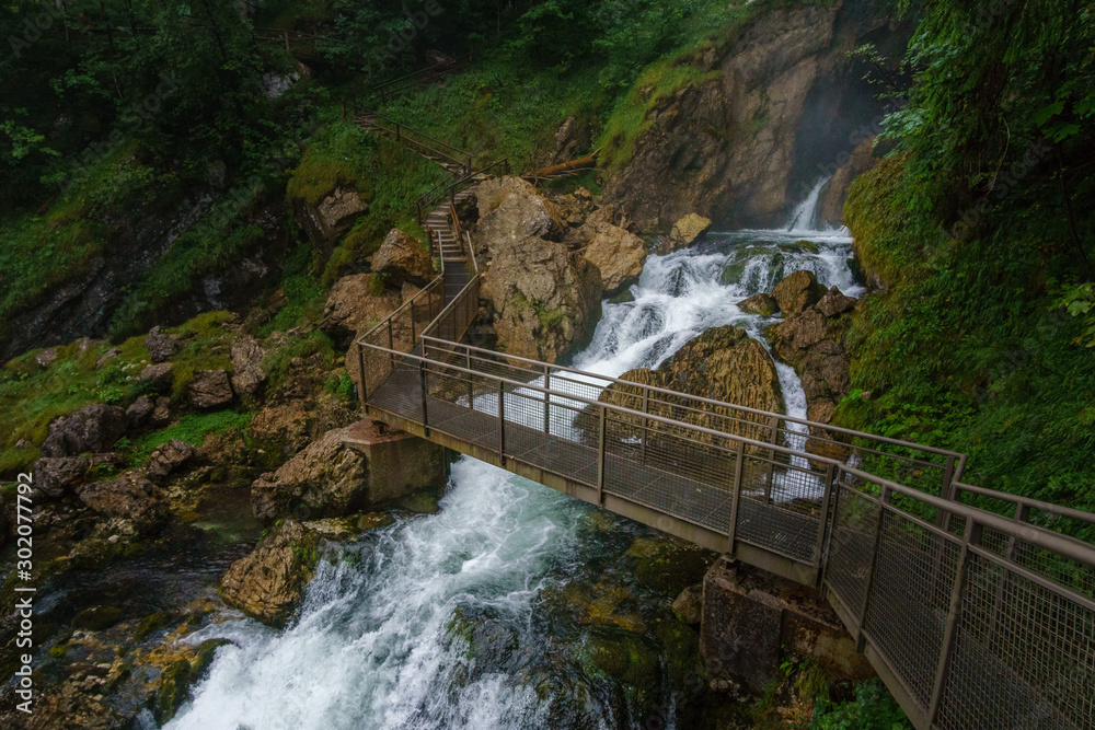 Obraz premium Gollinger Wasserfall 2019