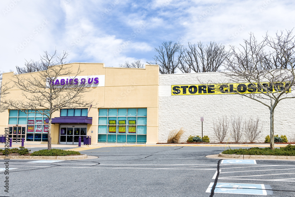 Sterling USA April 4 2018 Babies R US store in Fairfax County