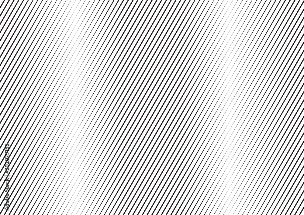 Abstract background with lines of variable thickness. Monochrome line pattern.  Vector modern pop art texture for poster, banner, sites, business cards, cover, postcard, design, labels, stickers.