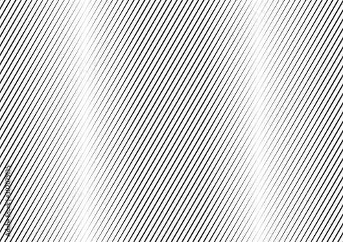 Abstract background with lines of variable thickness. Monochrome line pattern. Vector modern pop art texture for poster, banner, sites, business cards, cover, postcard, design, labels, stickers.