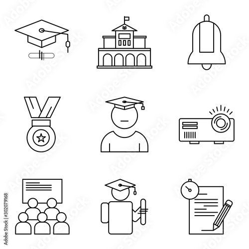 Simple Set Of Universal Icons