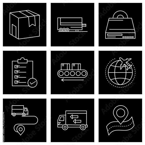 9 User interface Icon set for web and mobile applications