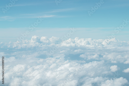 White cloud on blue sky © pumpkinjoker