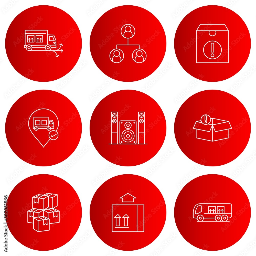 Fototapeta premium Set Of Universal Icons