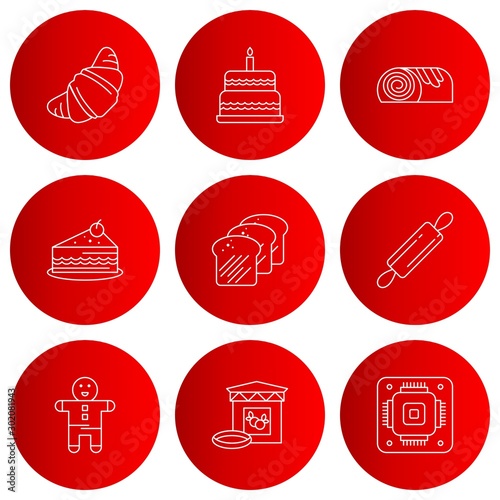 Set Of Universal 9 Icons