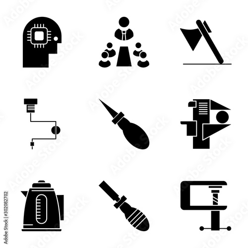 9 User interface Icon set for web and mobile applications
