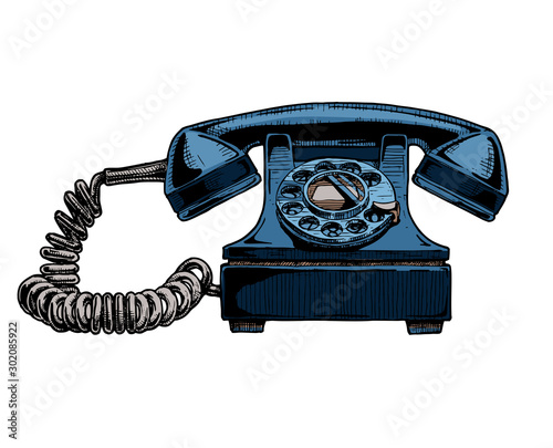 rotary dial telephone