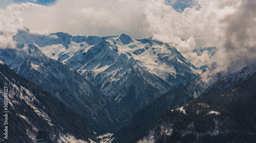 Winter mountain landscape. © Evgenii Starkov