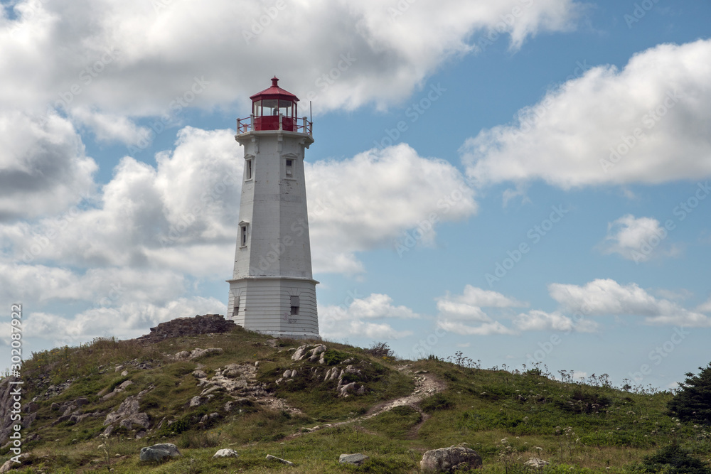 Lighthouse near Louisbourg Cape Breton NS