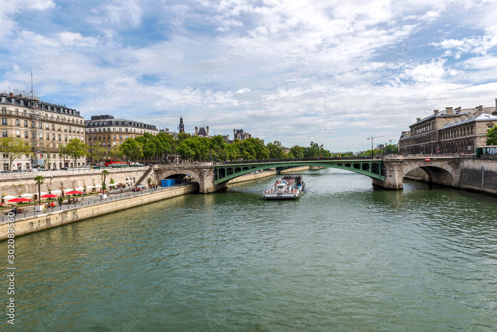 Bridge over the river Seine. Paris. France.