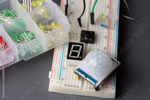 Breadboard for DIY electronocs sketches, prototyping and learning photo