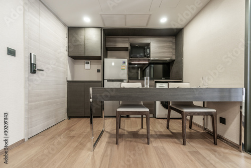 Modern, bright, clean, kitchen interior 