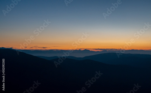 sunset in mountains © Dimitris