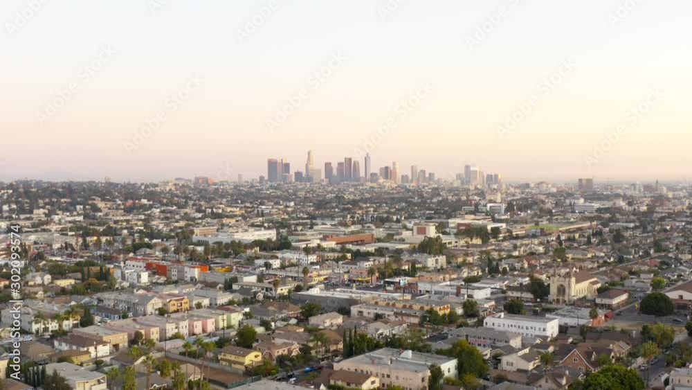 LA Skyline with Suburbs LA Skyline with Suburbs