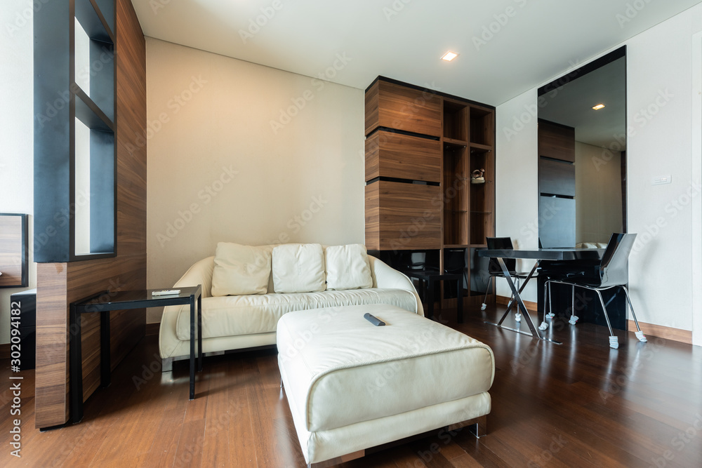 Fototapeta premium Modern bright flat interior design