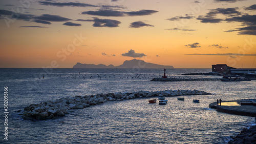 Sunset view of the mountain...