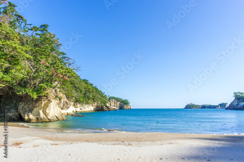 奥松島の嵯峨渓乙女ヶ浜